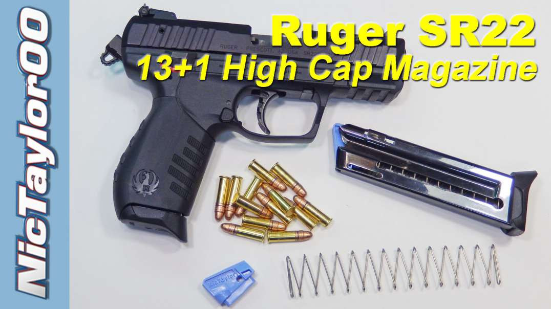 Ruger SR22, 13+1 Round Magazine Upgrade