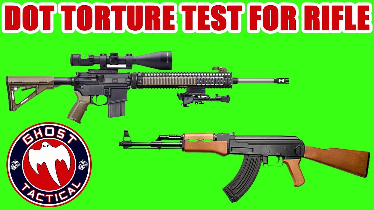 Range Time w/ Ghost:  Dot Torture Test Drill for AR15 & AK47