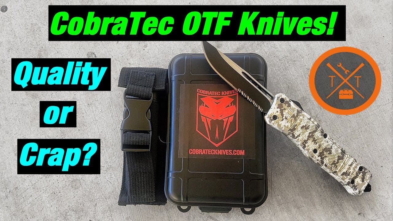 Cobratec Knives: A Poor Man's Microtech OTF?  ...(Links in Description)