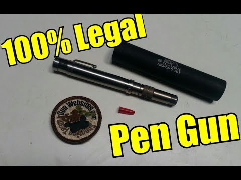 100% Legal Pen Gun .22lr (Pen,Pew,Pew)