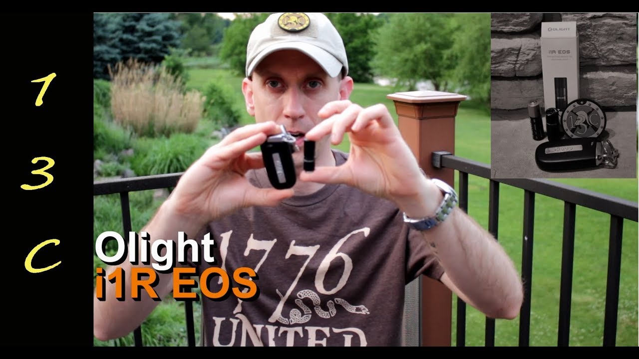 Olight I1R EOS flashlight Rechargeable, Ridiculously small, 130 lumen light