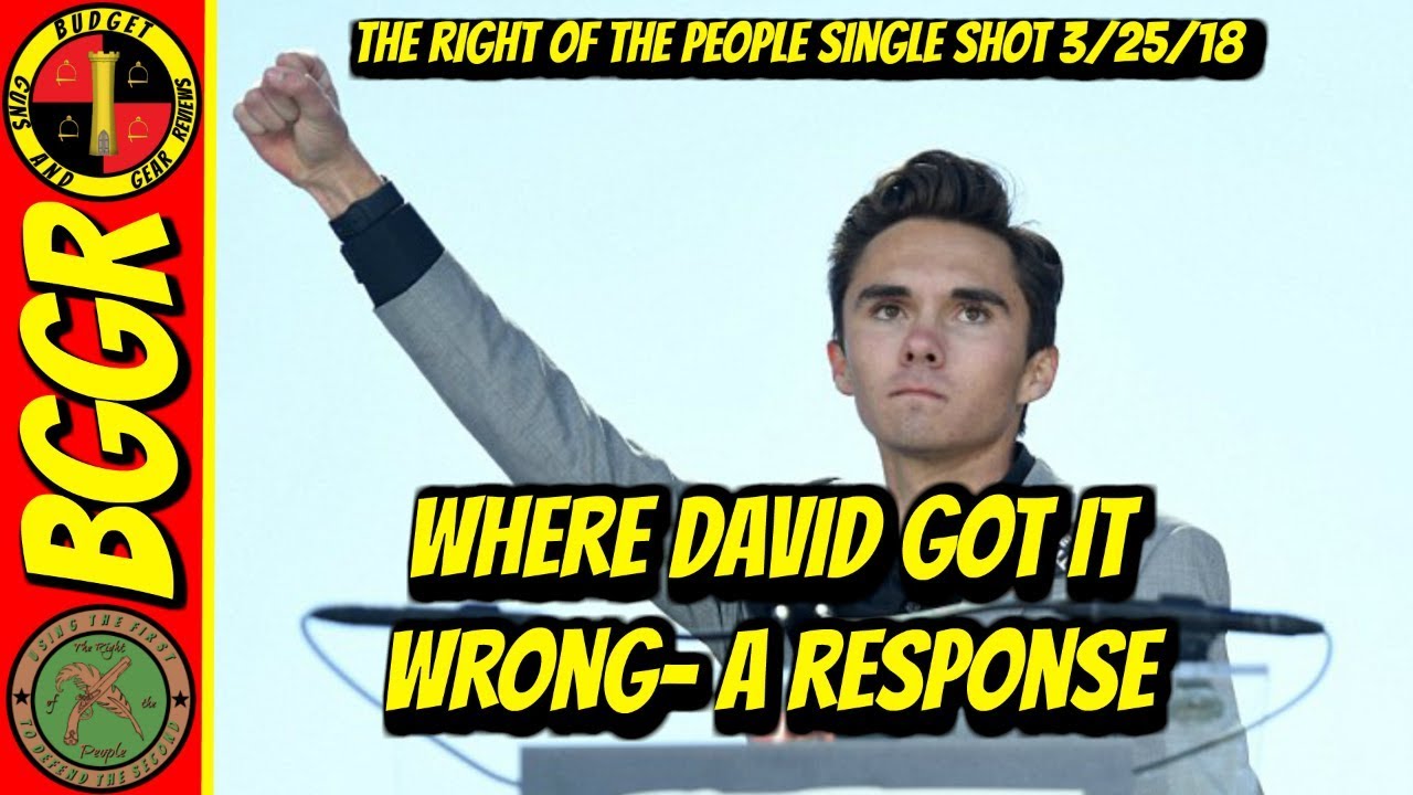 RotP Single Shot 3/25/18- Where David Got It Wrong: A Response