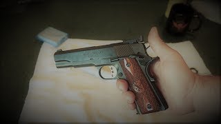 Springfield Armory Model 1911 Range Officer .45 ACP field strip and cleaning. (How to clean a 1911)