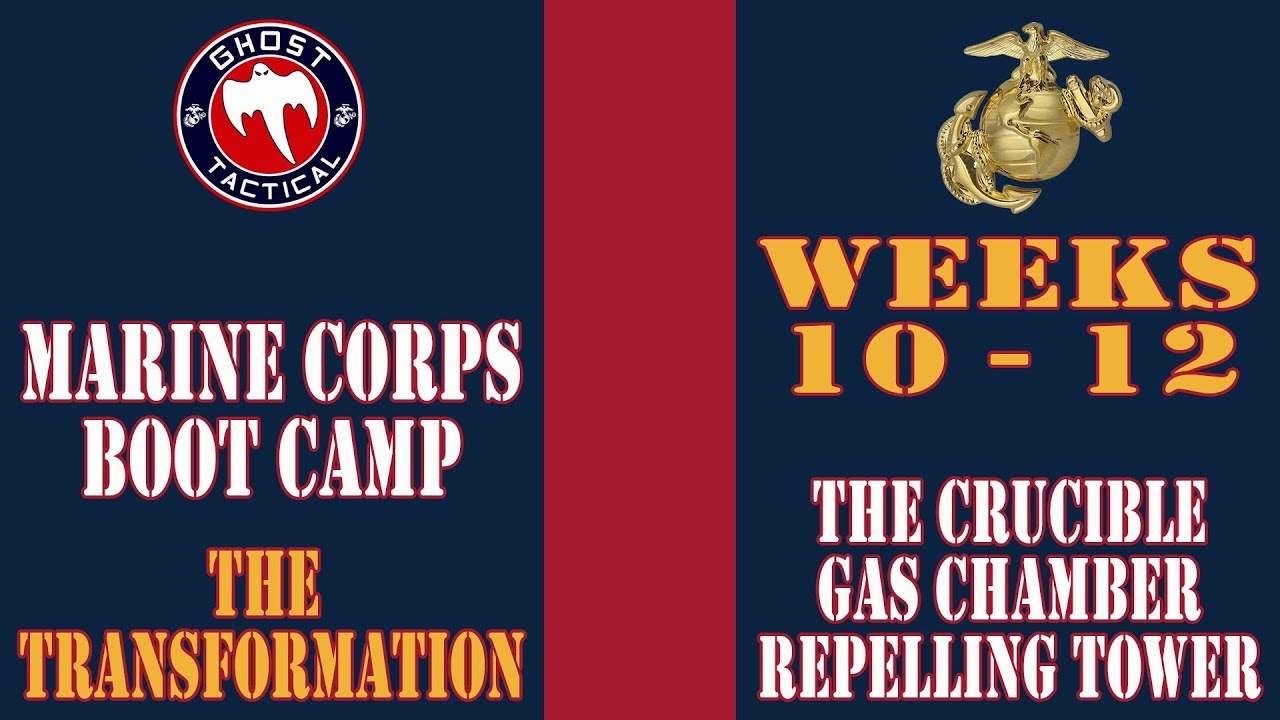 Marine Corps Boot Camp:  Weeks 10-12:  The Crucible, Gas Chamber, and Repelling Tower