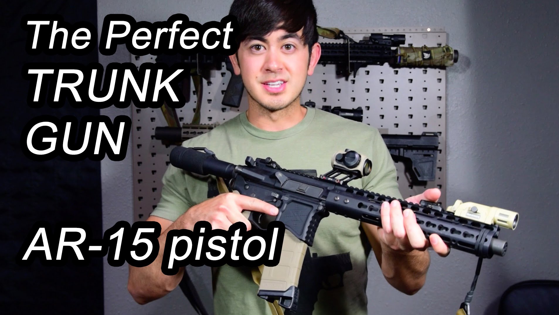 Trunk Gun - AR15 Pistol - The Ultimate Car Gun - Emergency Situation Gun