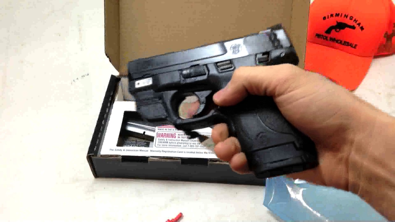 Smith & Wesson M&P Shield 9mm green CT laser | What's in the Box?