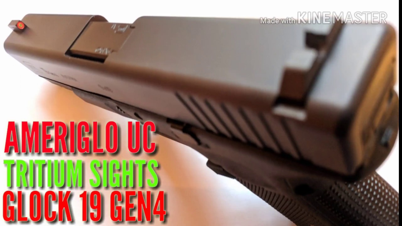 Glock 19 Gen4 AmeriGlo UC ProGloTritium Sight Review