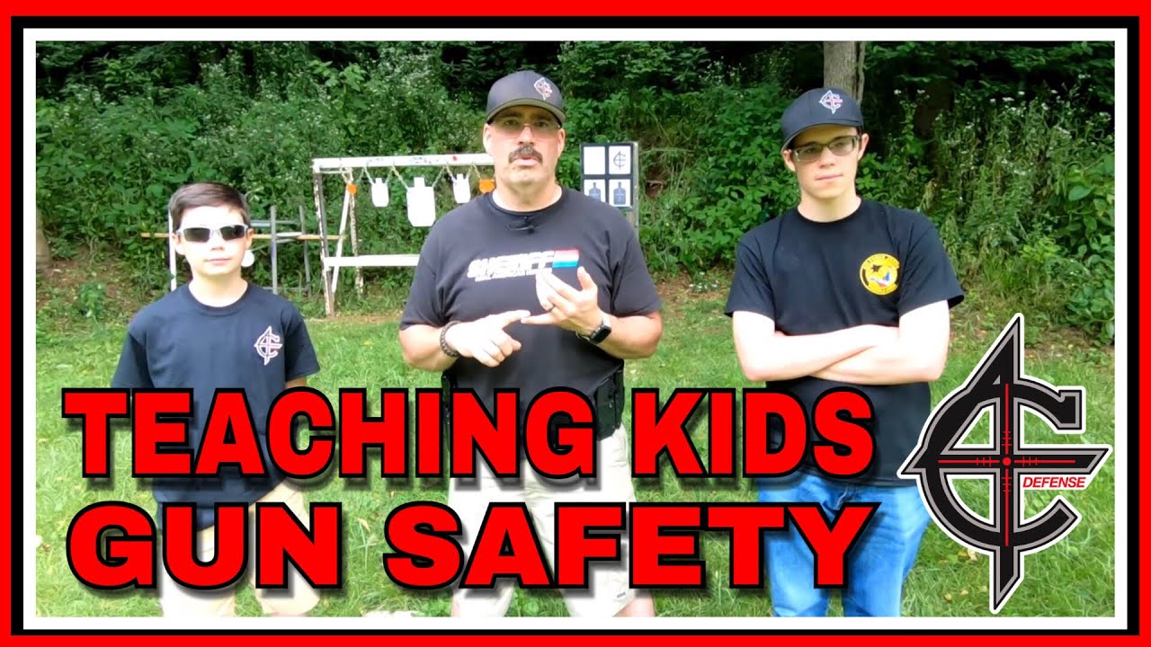 Teaching Kids Gun Safety | M&P 22 CZ Scorpion | #youngguns