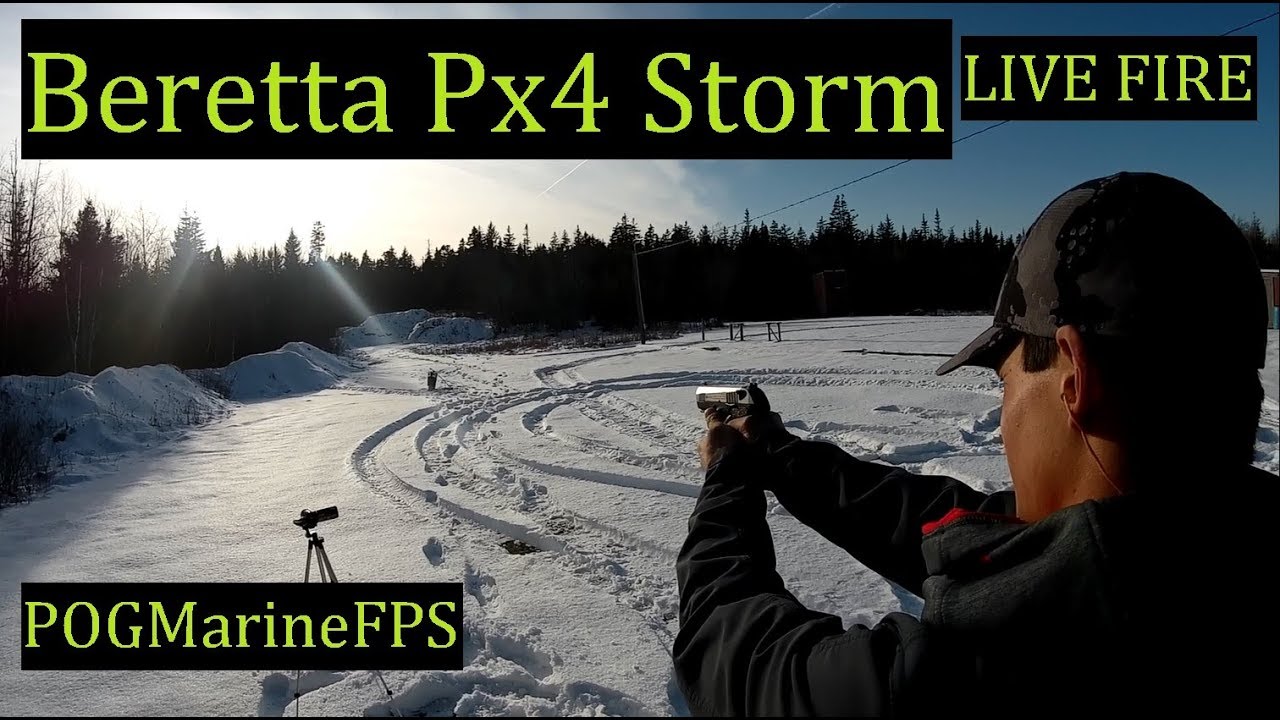 Beretta PX4 Storm 9mm LIVE FIRE Handgun