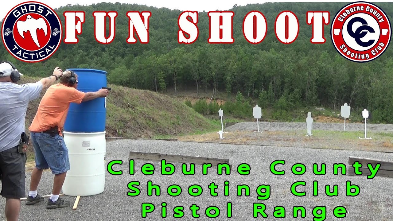 Range Day With Ghost:  Fun Shoot With Steel and Moving Targets:  Cleburne County Shooting Club