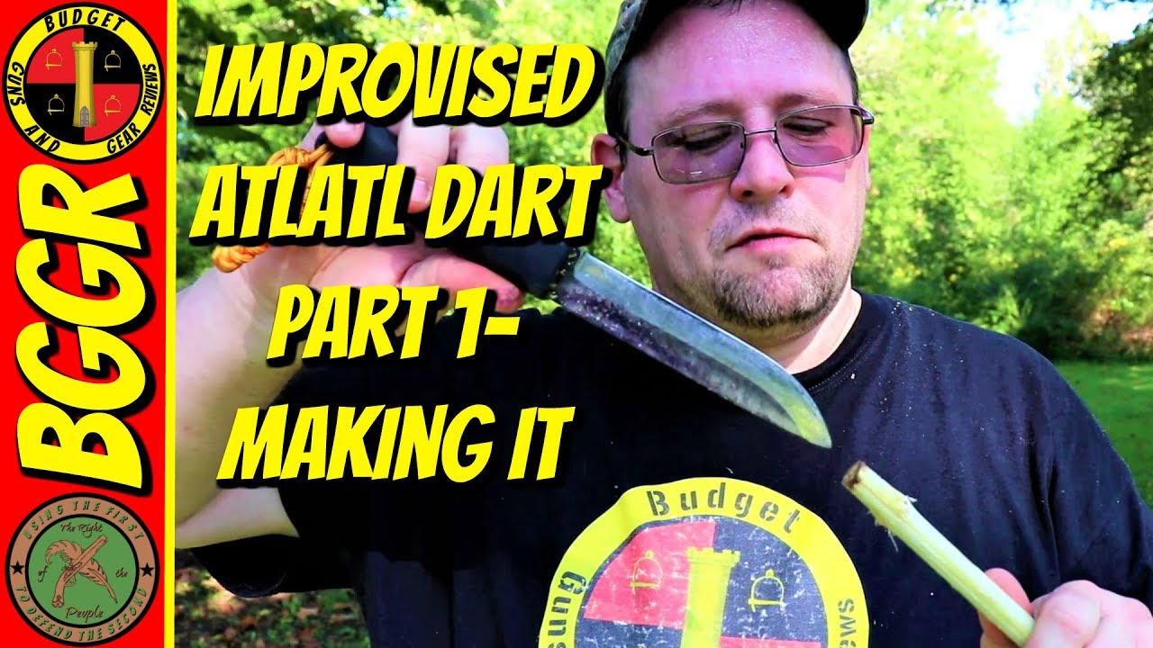 Improvised Atlatl Dart- Making It