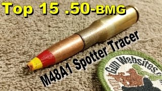 Top 15 (.50-bmg)  M48A1 Spotter Tracer