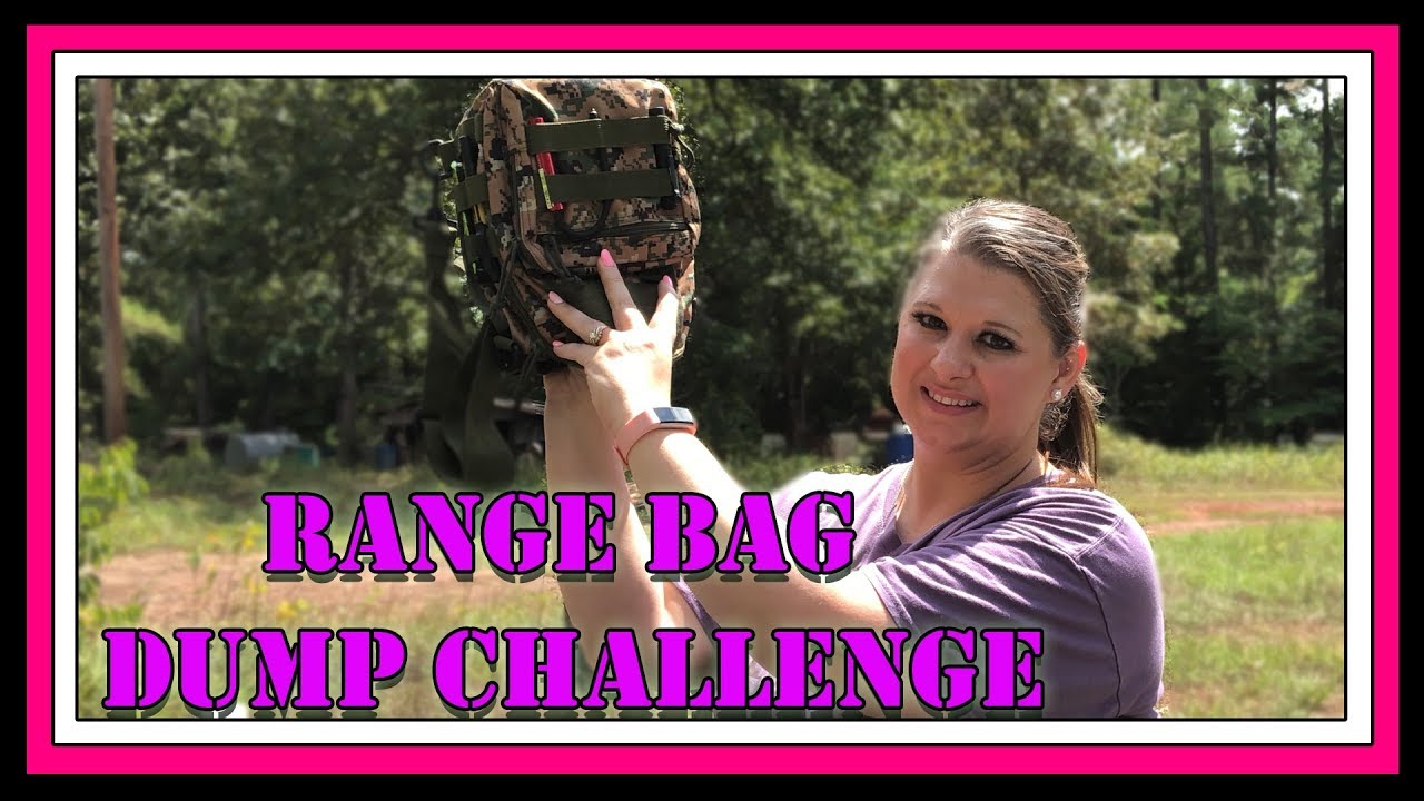 Range bag Dump Challenge video w/ Armintha