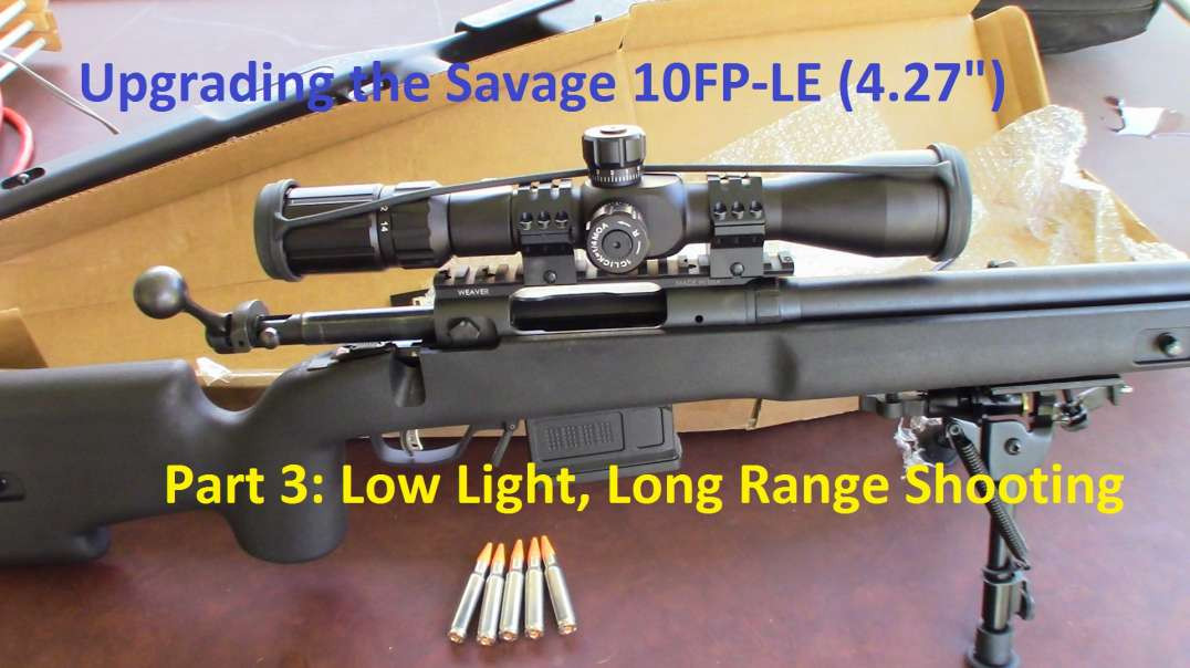 Savage 10FP-LE Upgrade (Pt 3) - Putting the Primary Arms ARC-2-MOA scope to the test