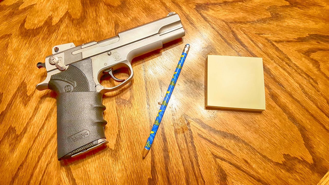 Pistols Pencils and Post-It Notes Trigger Control Drills
