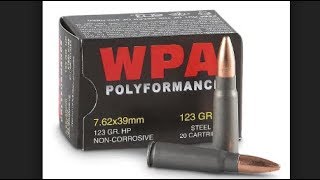 Outdoor Limited Wolf 7.62x39 ammo unboxing.