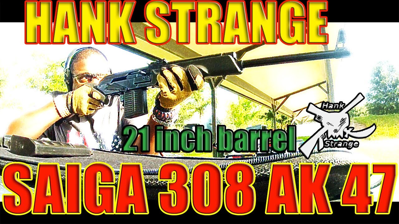 Shooting SAIGA 308 AK 47 Variant Rifle 21