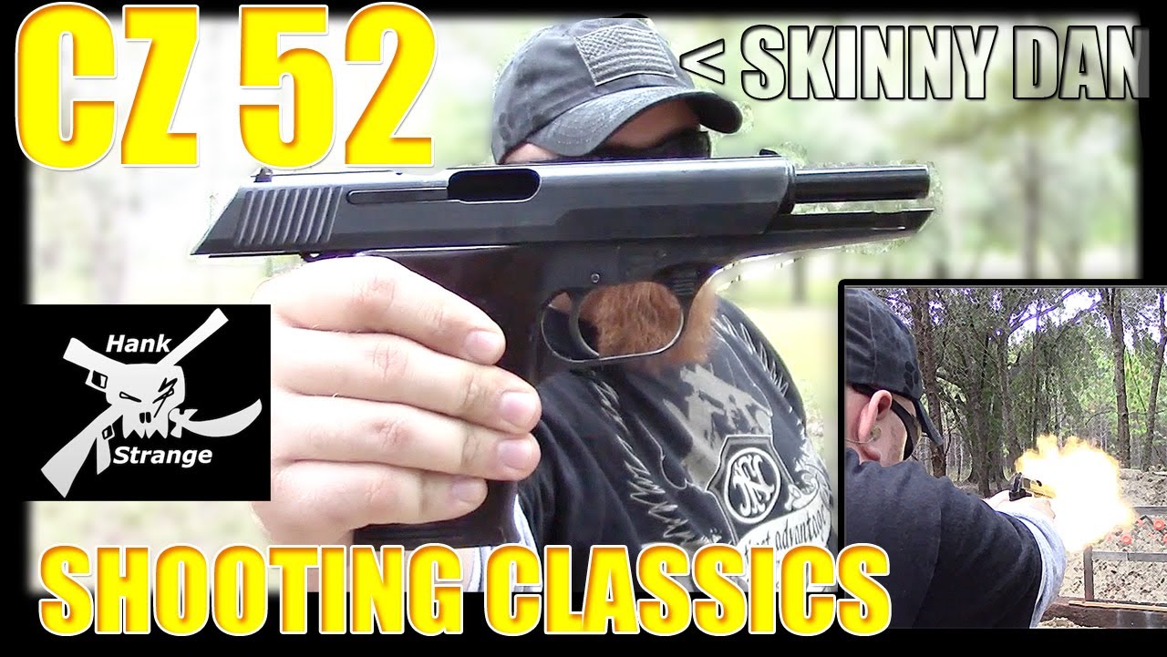 Shooting Vintage Czech CZ Model 52 7.62 x 25 Tokarev Flame Thrower Pistol