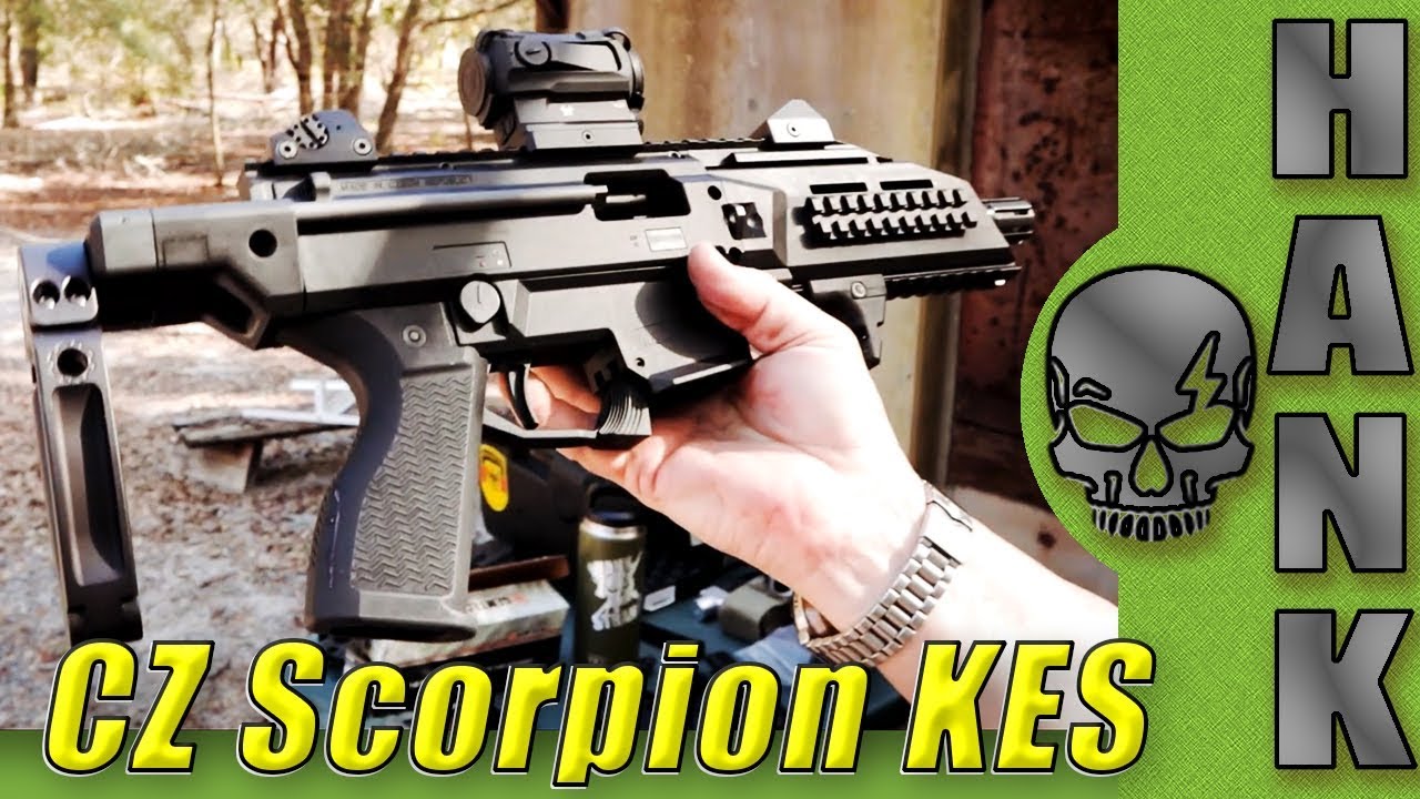 CZ Scorpion Evo Pistol Brace Stock Adapter KES Tailhook Collapsible Stock