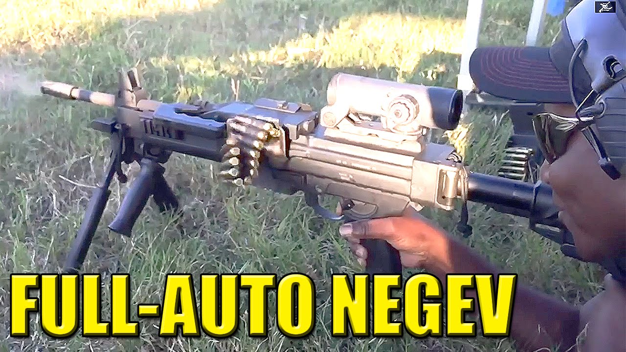 IWI NEGEV Belt Fed Light Machine Gun