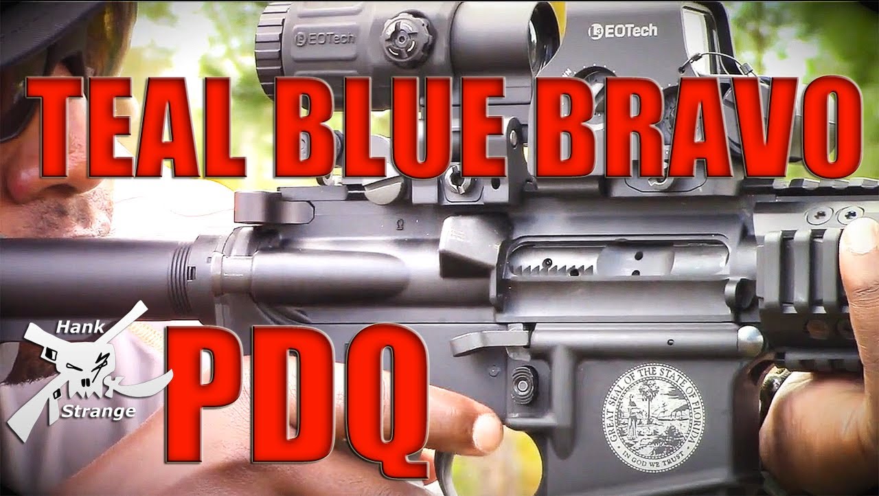 Teal Blue Bravo PDQ Bolt Stop Release
