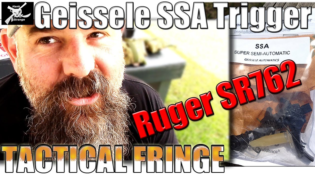 Before & After Install Geissele SSA Trigger Ruger SR 762 308 Rifle Mark with Tactical Fringe