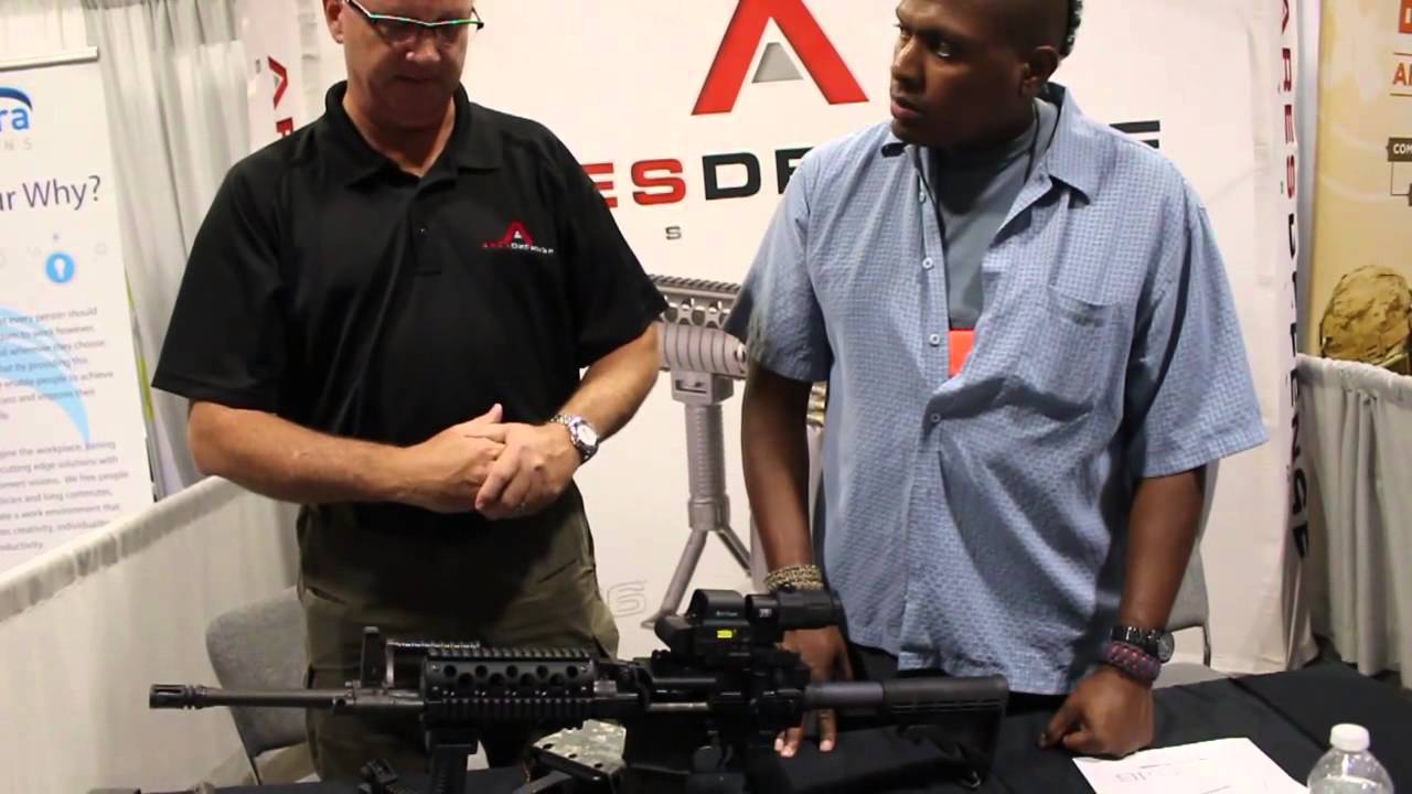 Ares Defense ARES 16 AMG 2 Rifle At 2014 SOFIC