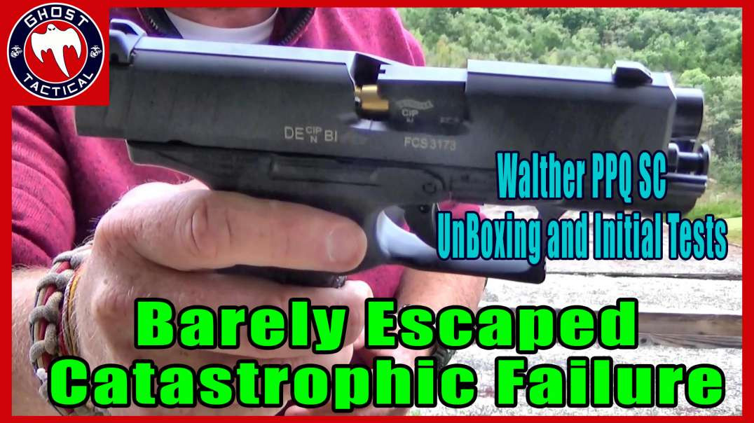 WHAT'S IN THE BOX?  Walther PPQ SC (Sub-Compact) Unboxing, Barely Escaping Catastrophic Failure