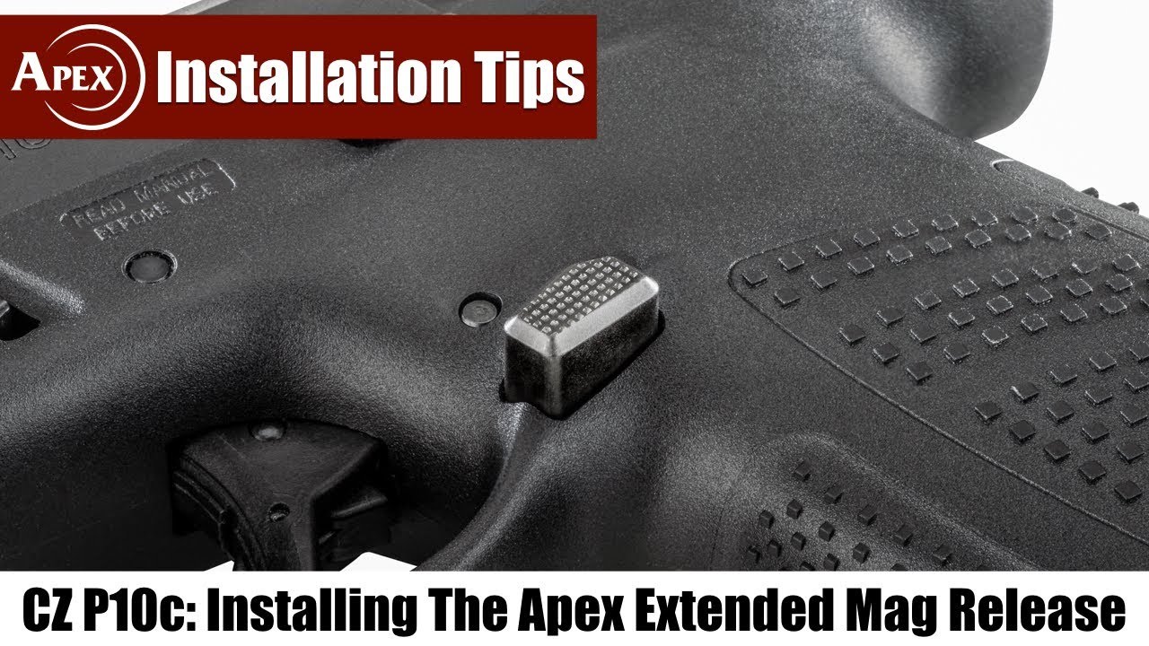 How To Install The Apex Extended Mag Release for the CZ P10c
