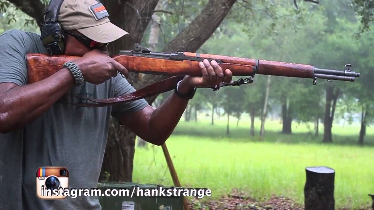 Mr. YacYas & Hank Strange Shooting M1 Garand Rifle in the Rain