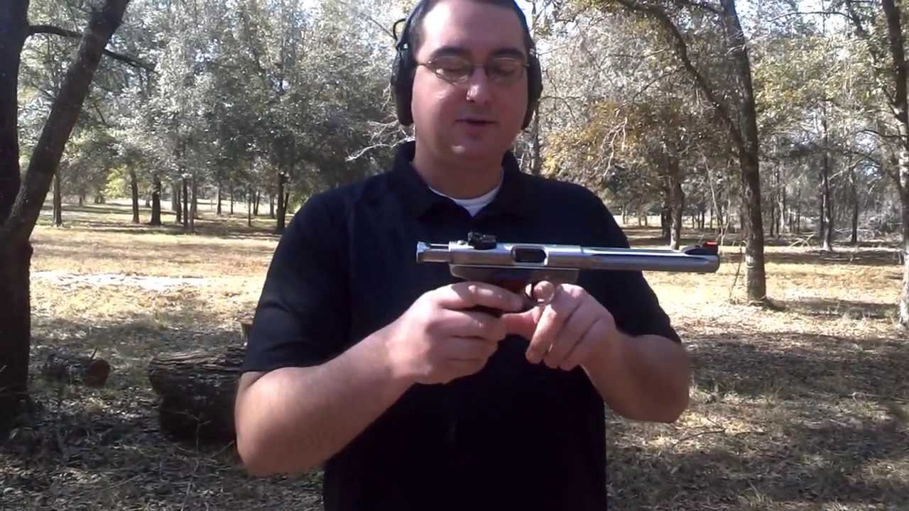 Ruger Mark III Hunter 22LR Pistol on the Hacienda