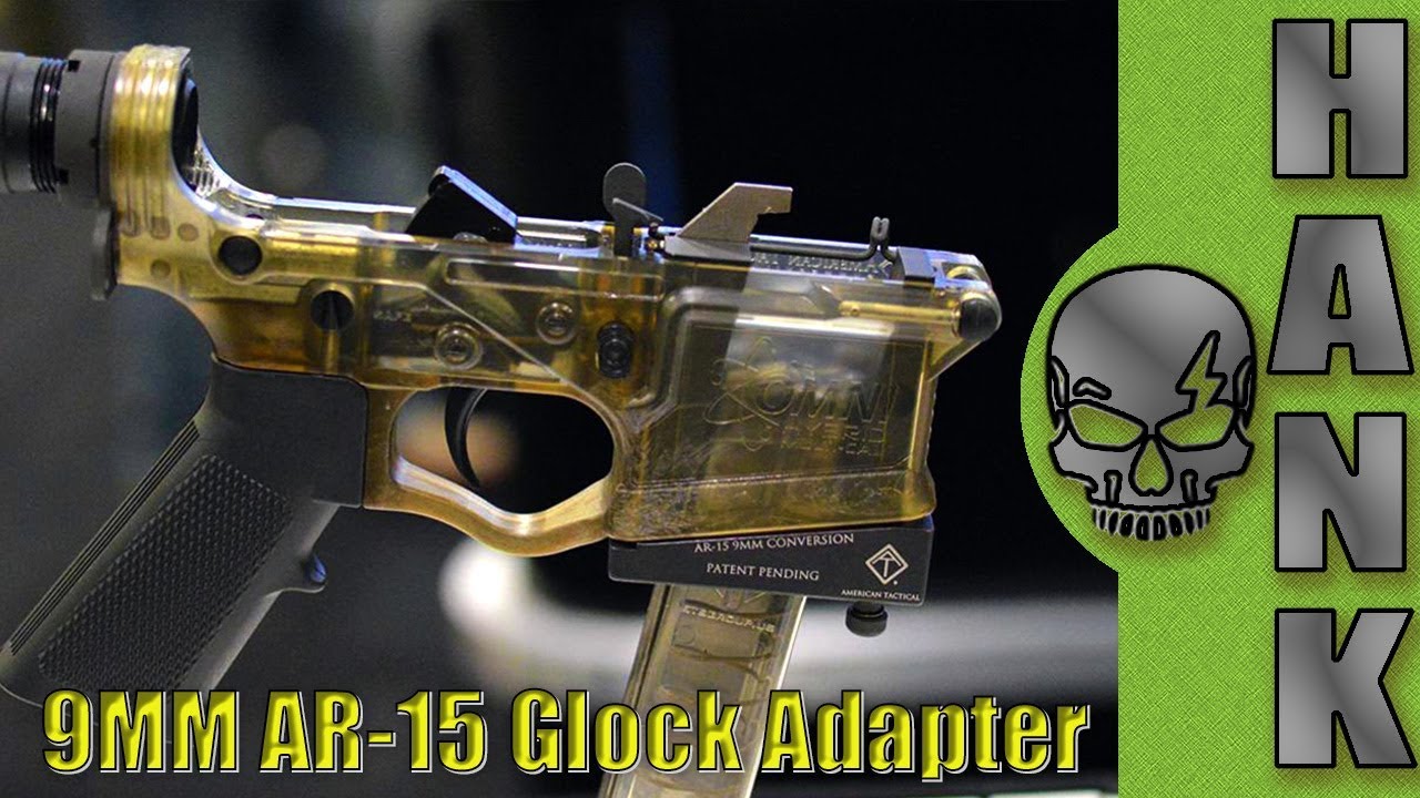 9MM AR-15 Glock Adapter for 556 Lower American Tactical Imports