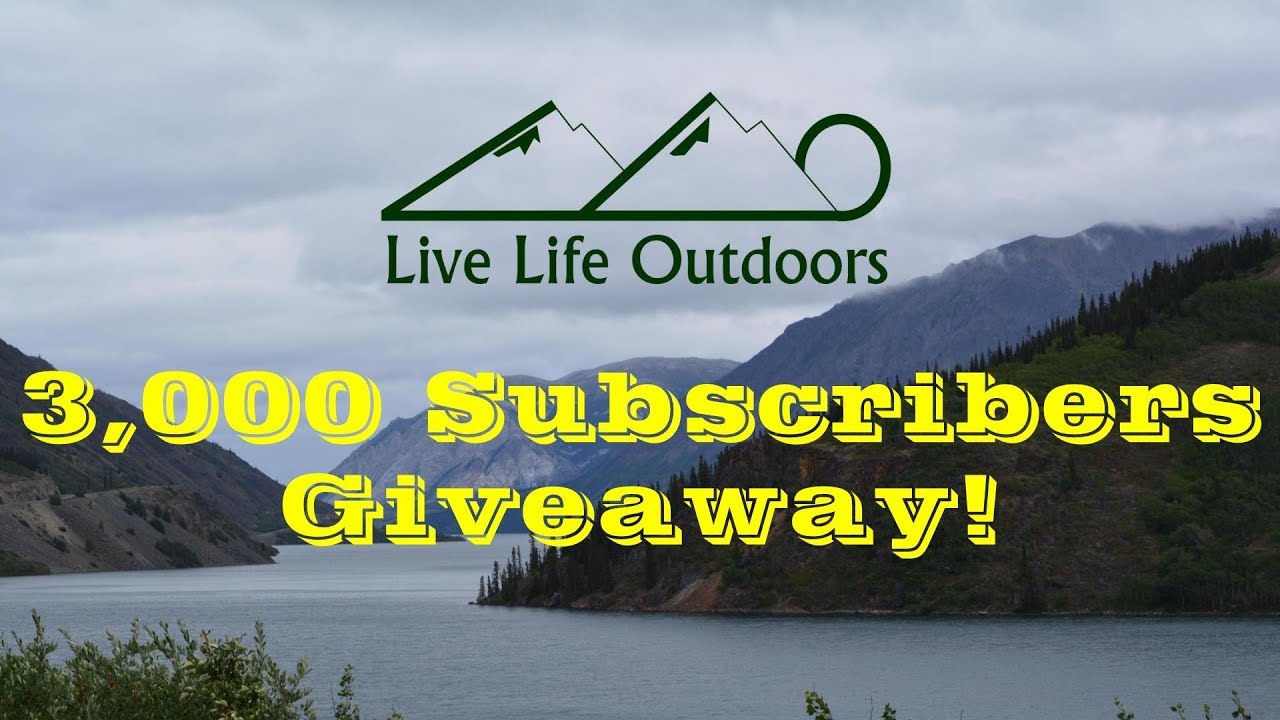 Live Life Outdoors 3,000 Subscriber T-Shirt Giveaway!