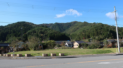 Mountains and a clear sky.