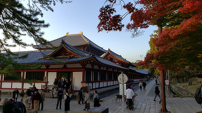 Part of the outer structure surrounding Todaiji.