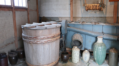 Some of the more historic items used to brew.