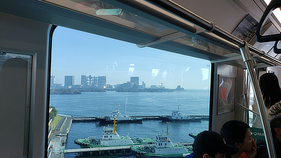 A view of the bay in Tokyo, Japan.