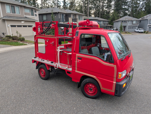 Subaru Sambar kei fire truck