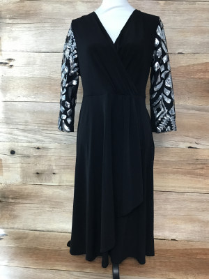 Together Black Sequin Dress