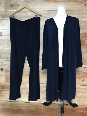 Together Navy Top and Bottoms 2 Piece Set