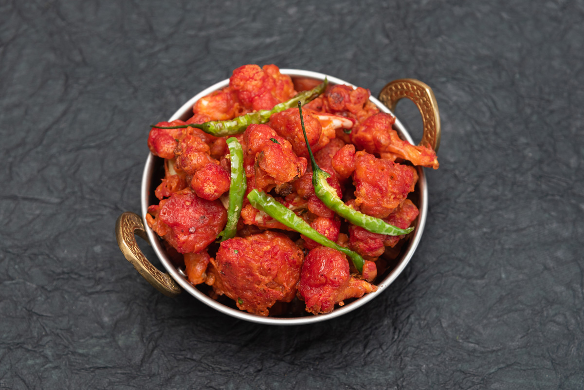 Indian Gobi Manchurian deep fried cauliflower