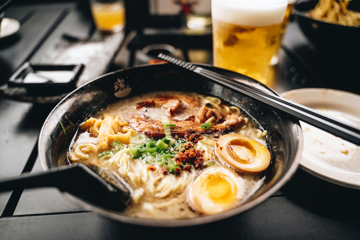 Bowl of Japanese ramen