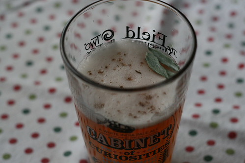 Garnished Smokey Beer Fizz