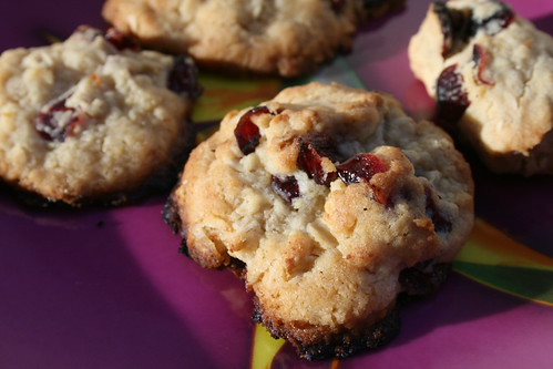 Cranberry crunch cookie second cookie, second batch.