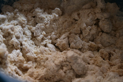 Cranberry crunch cookie dough crumbles.