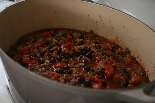 Simmering Chili