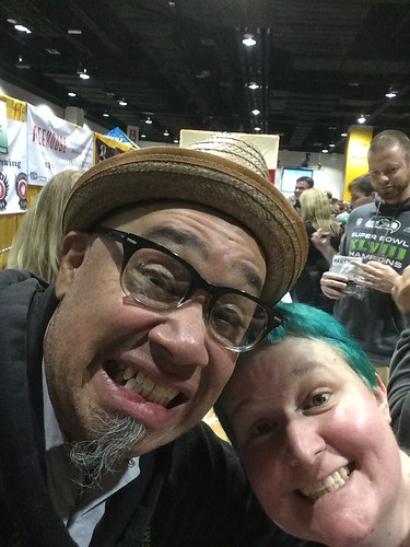 Steve and I at Great American Beer Fest. Neither of us is a selfie pro.