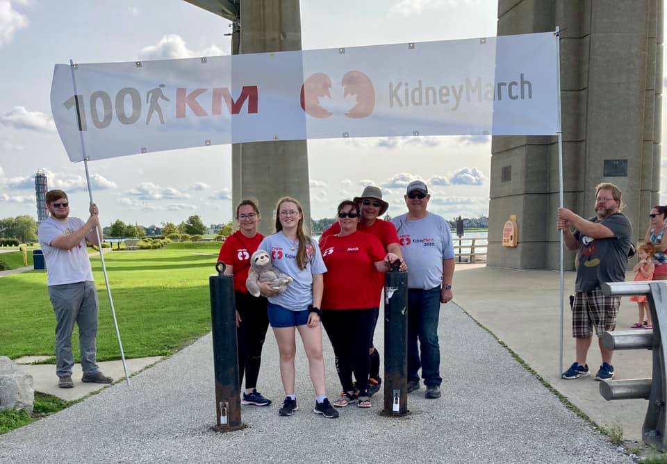 Sarnia-area family conquers cross-county trek for kidney disease