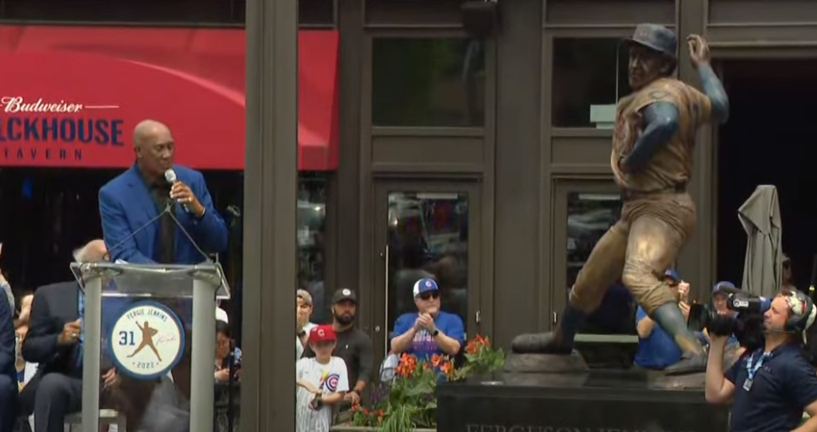 Jenkins statue unveiled at Wrigley Field