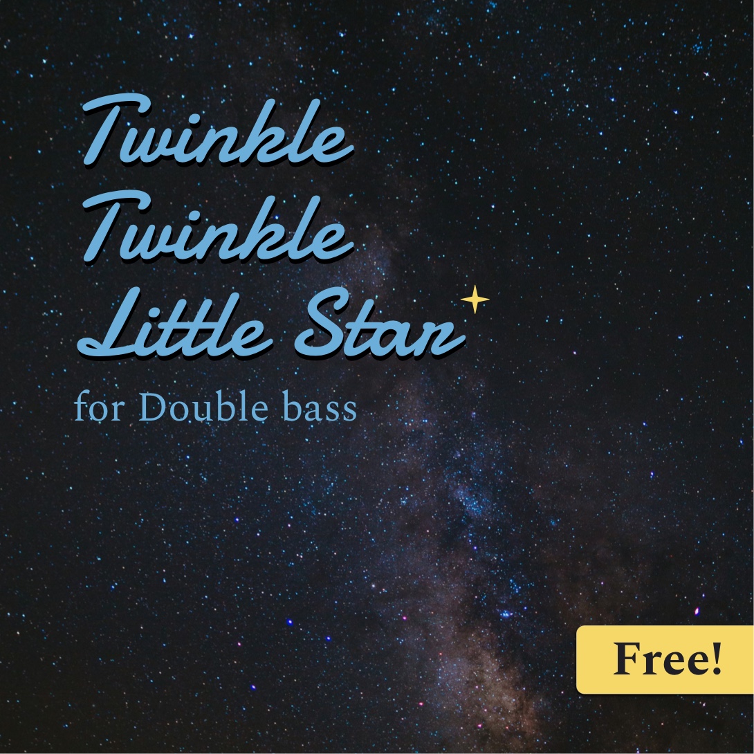 Twinkle Twinkle Little Star for Bass cover art